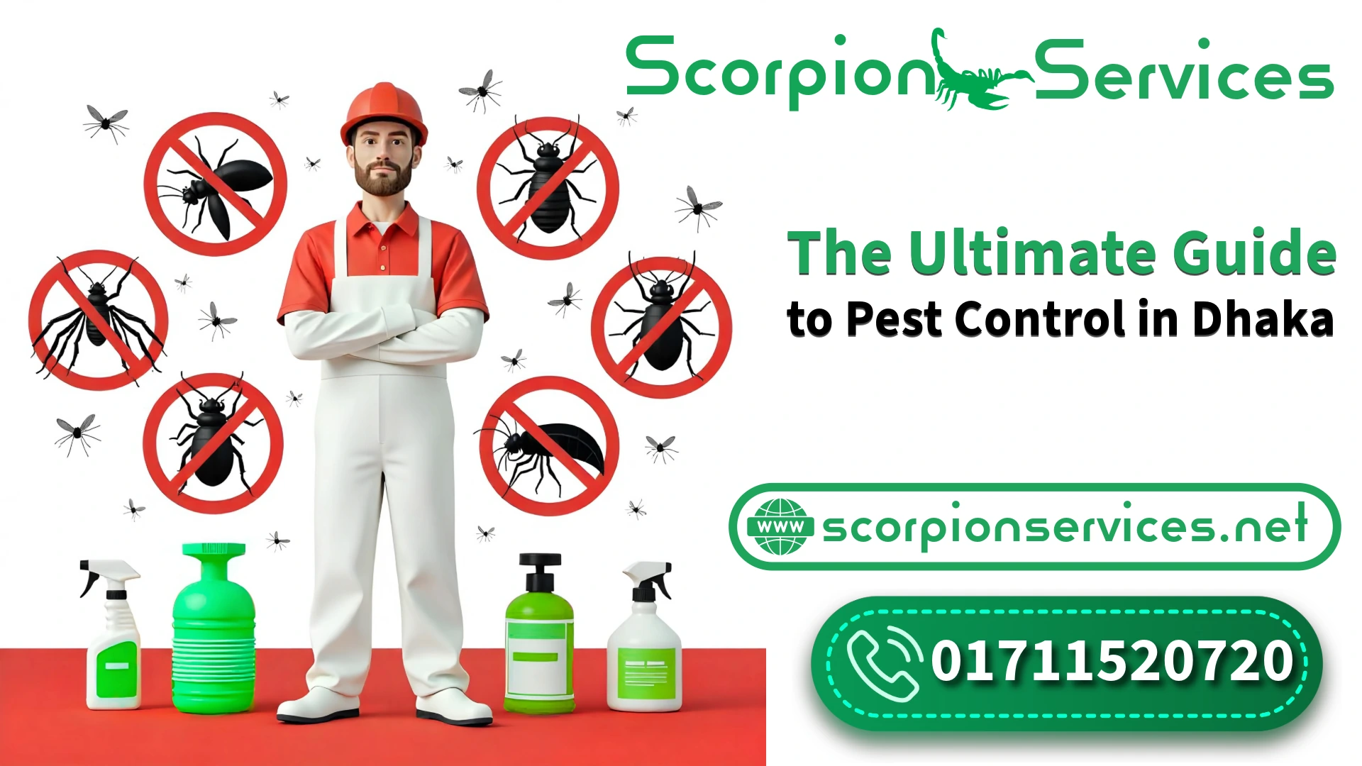 Leading Pest Control Company in Dhaka - Complete Service Guide